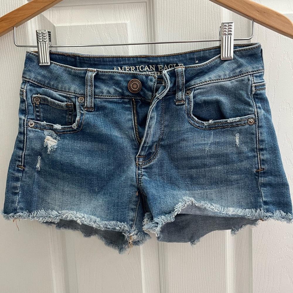 AE Super Stretch X Cutoff short shorts